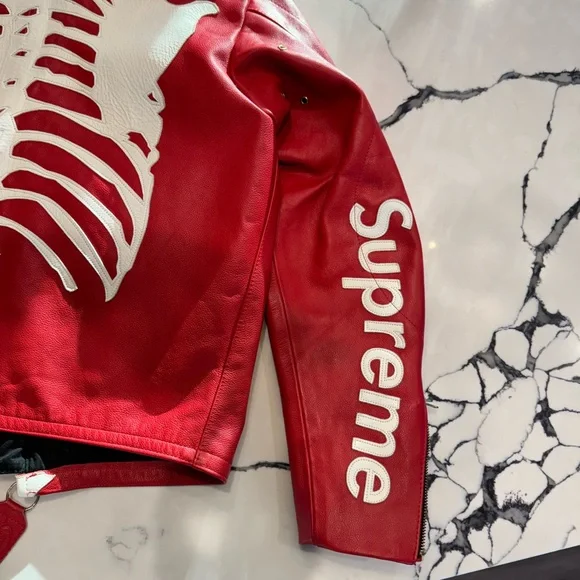 Supreme Leather Bones Jacket - Picture 9 of 14